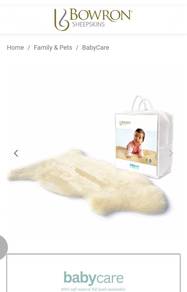 Bowron Sheepskins Babycare Natural NZ Lambskin Rug