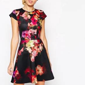 Ted Baker Embla Cascading Floral Skater Dress