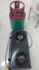 Tempat masak and gas untuk dijual