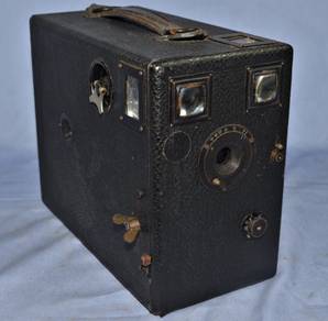 Antique Detective Drop-plate Film Box Camera