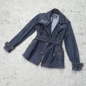 Korean Denim Trend Coat