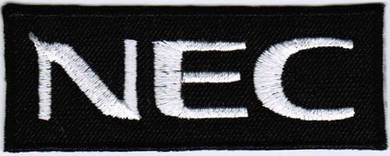 NEC F1 Car Racing Badge Iron On Embroidered Patch