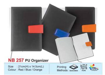 NB 257 PU organizer