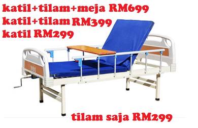 Hospital Bed Tilam Katil Pesakit Nursing Bed OKU