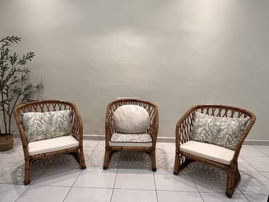 Newly Refurbished Rattan Sofas