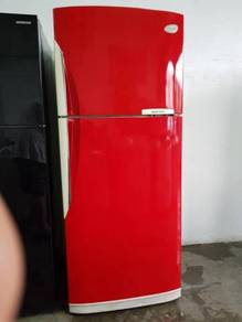 Red Electrolux Fridge Refrigerator Fridge Peti Ais