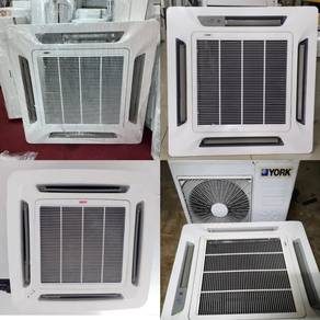2.5hp York Acson Ceiling Cassette Aircond AN2385