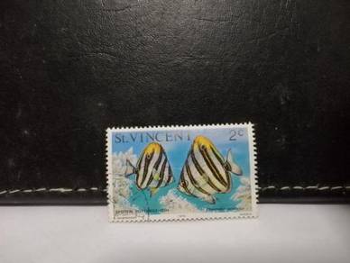 1975 St Vincent Stamp Marine Fish