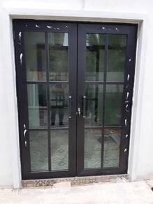 Pintu Aluminium - Kaca