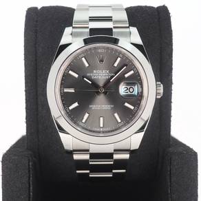 Brand New Mar 2026 Rolex Datejust 41 Slate Grey
