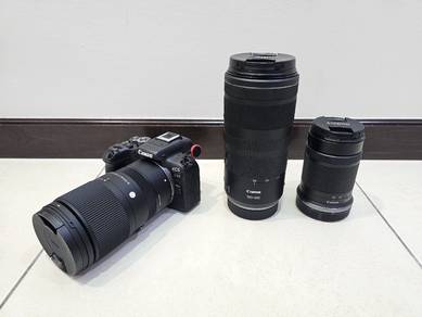 Canon R10 APS-C Mirrorless Camera with 3 lens