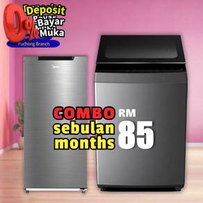 Combo Set Peti Sejuk Peti Ais Mesin Basuh Fridge R
