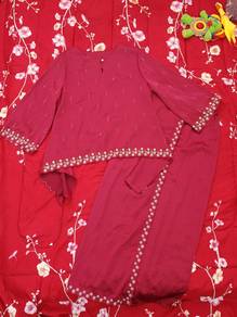 Baju Kurung BerSulam Bunga