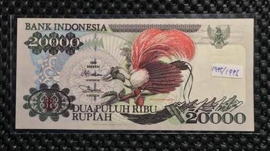 Indonesia 20000 Rupiah 印度尼西亚纸钞 1995   -  unc