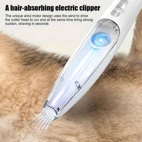 2 In 1 Pet Hair Trimmer Vacuum Shaver Hair Clipper