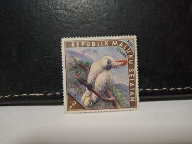 1952 South Moluccas Stamp Bird Cockatoo