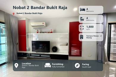 2-storey Terraced House For Rent in Bandar Bukit Raja,SGR