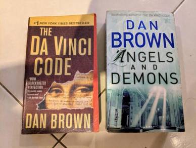 Dan Brown books - Davinci Code & Angels and Demons