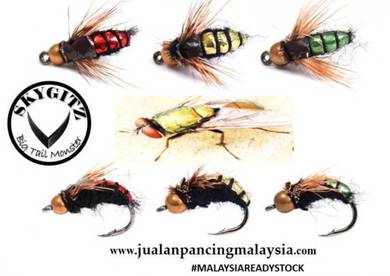 Skygitz malaysia lalat fly spin fly lure