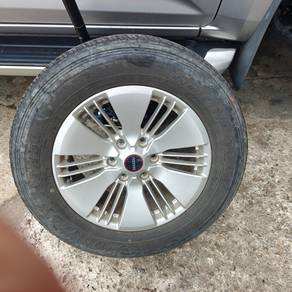 Rim OEM ISUZU D-MAX 18" + Tayar Dunlop Grantrek