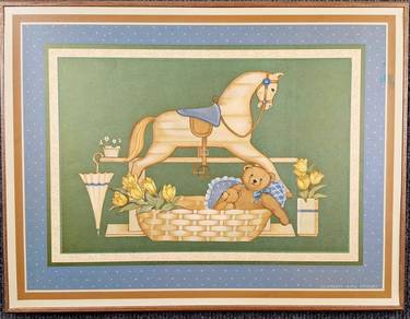 Elizabeth King Brownd -Teddy Bear & Rocking Horse