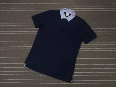 Brooks Brother Navy Blue Polo Tee Saiz L