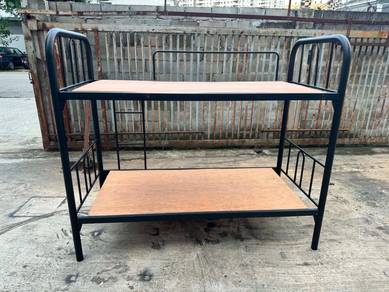 Katil 2 Tingkat Double Decker Single Bed Frame Bun