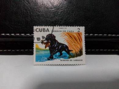 1976 Cuba Stamp, Dog