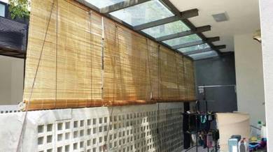 Varnish outdoor Bamboo Blinds