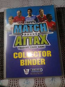 Match Attax collector binder with cards for sale