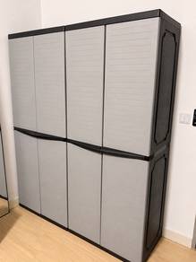 Large Plastic Wardrobe,/ Almari Baju & Storage