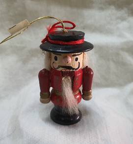 Vintage Wooden Nutcracker  Red Soldier Nutcracker