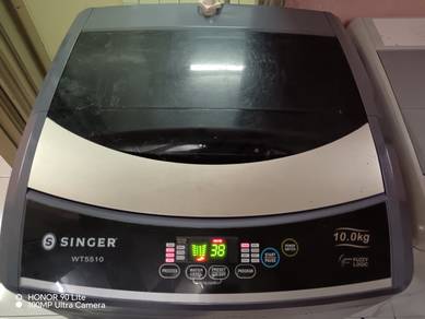 washing machine singer 10kg mesin basuh