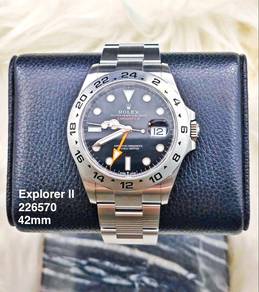 Rolex Explorer II 226570 🖤🧡 Black Dial | 42mm NEW