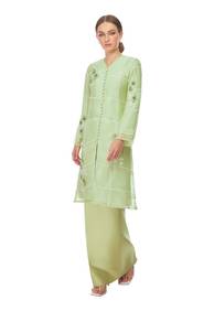 Jannahnoe Brianna Kurung Set Size M Light Green