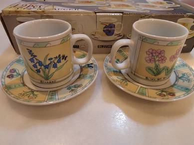 12 pcs porcelain coffee cup & saucer