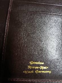 west germany horse tail wallet