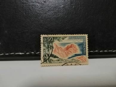 1963 France Stamp Tourism Landscape