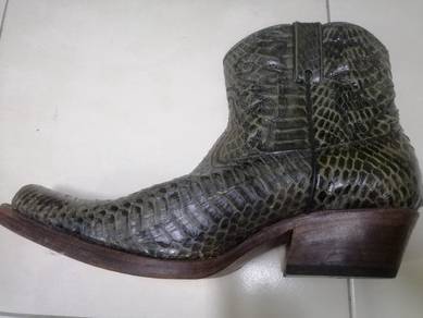 Custom Made Snake Leather Cowboy Boot