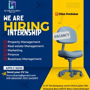 INTERNSHIP Diperlukan di IH URUS HARTA , Selayang