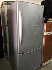 Fridge Panasonic Silver Refrigerator Peti Sejuk