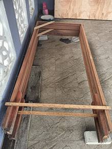 print kayu pintu bilik air 