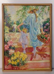 Garden Stroll Lithograph Print