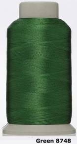 Green 8748 Embroidery Machine Thread Benang Sulam