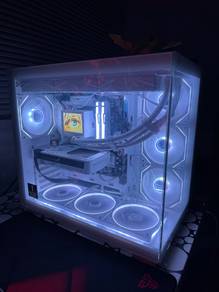 High Spec White Gaming Setup