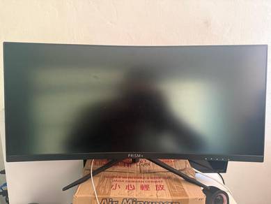 Sharp TV + prism+ monitor 