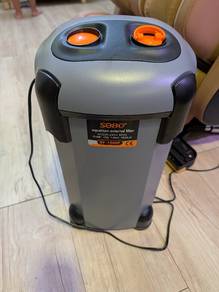 canister sobo 1500 no uv + uv pipe+media