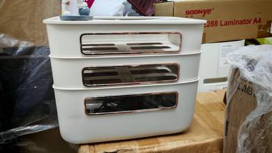 3-Tier Stackable Modem / Router  Organizer