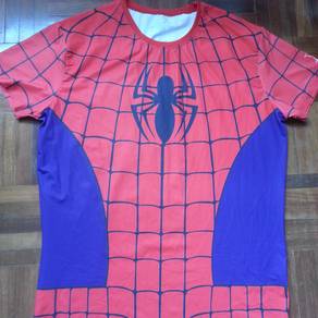 Marvel Spiderman gym workout jersey jersi