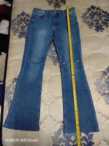 H&M &DENIM Mini Flare High Waist Jeans – Women's